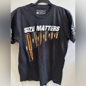 Grunt Style “Size Matters” Ammunition Bullets Size Chart Size Large Black